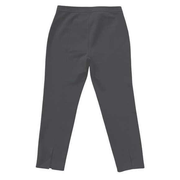 St. John Caviar Collection High Rise Cropped Knit Pant - Picture 3 of 13